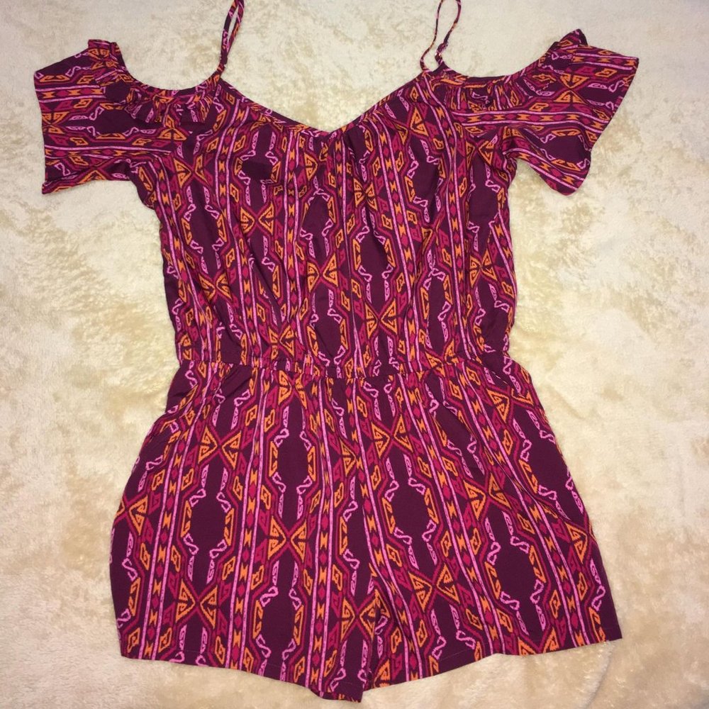 Romper, colorful romper, islands, tribal